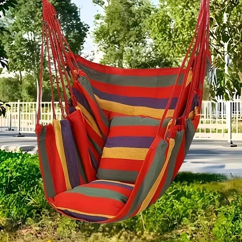 Xova Carat Striped Hanging Hammock Chair