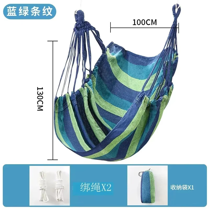 Xova Carat Striped Hanging Hammock Chair