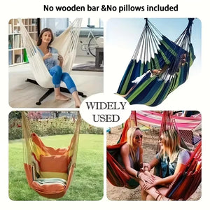 Xova Carat Striped Hanging Hammock Chair